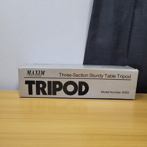 Maxim Photo Systems Tri Pod Three Section Sturdy Table Model Number 400G